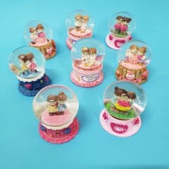 Toptan Işıklı Mini Kar Küreleri