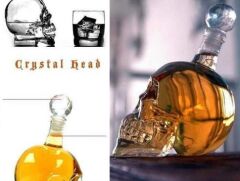 Crystal Head Kuru Kafa Cam Şişe 350 ml