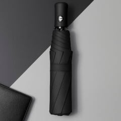 Siyah Kılıflı Otomatik Kompakt Şemsiye