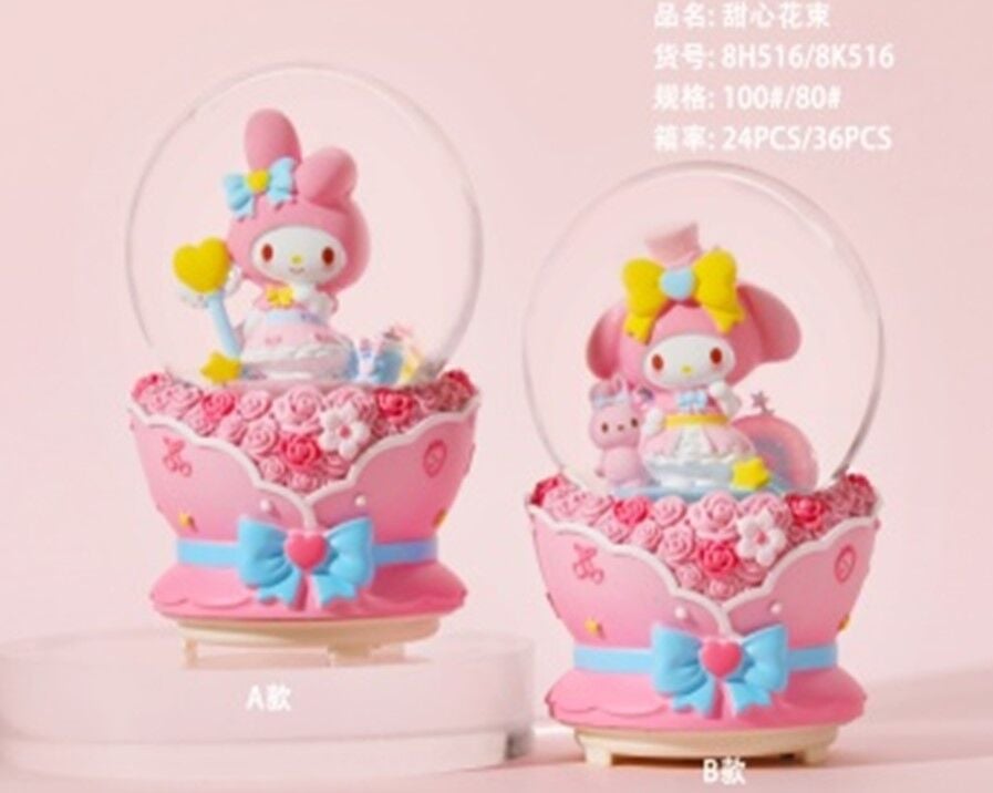 Karakterli Işıklı Müzikli Orta Boy Kar Küresi