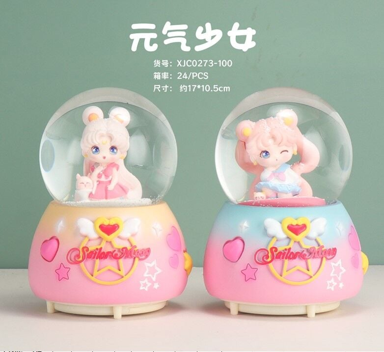 Işıklı Müzikli Orta Boy Kar Küresi