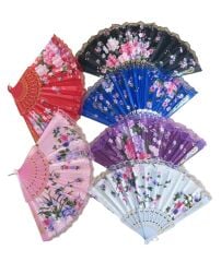 Yelpaze Karışık Renk 12 Adet