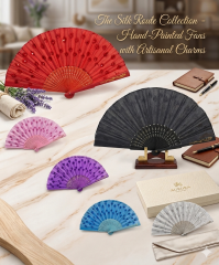 Pullu Yelpaze Karışık 12 Adet