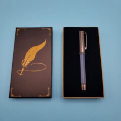 Toptan Metal Lacivert Kalem