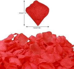 Kırmızı Renk Gül Yaprağı – 5 Paket 500 Adet