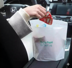 Pratik Su Geçirmez Oto Araba Çöp Poşeti Yapışkanlı 20 Adet