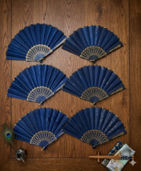 Yelpaze Plastik Siyah Renk 12 Adet