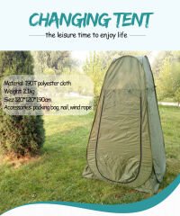 Kamp Alanı Duş Giyinme Wc Çadırı Fotoğrafcı Prova Kabini 190x120x120