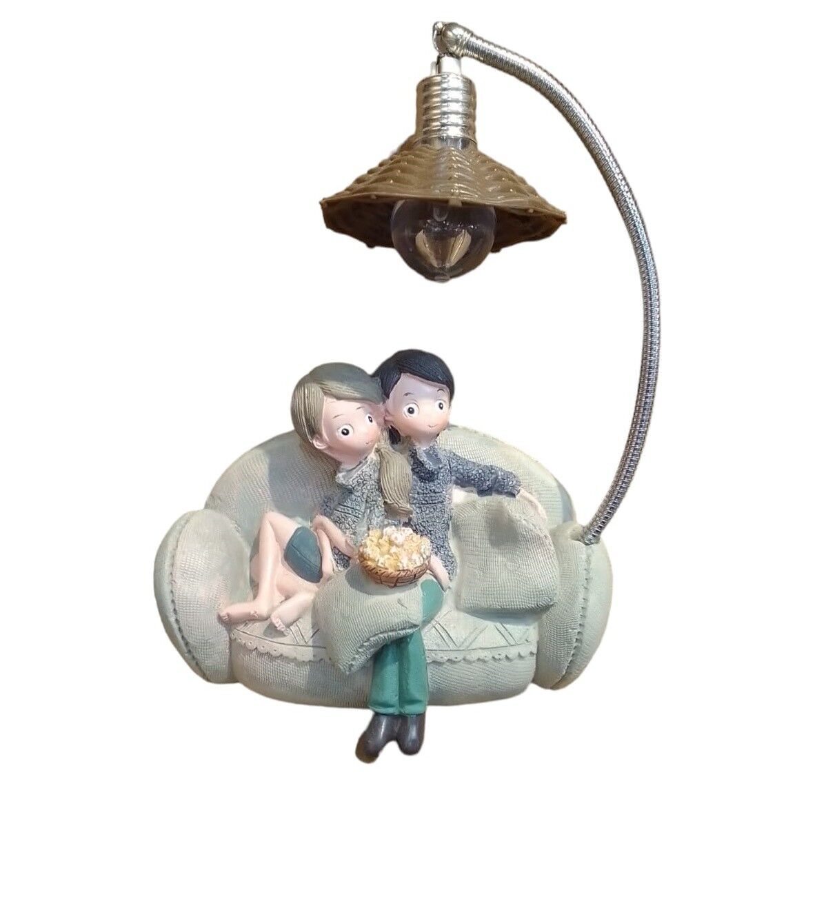 Mutlu Çift Işıklı Biblo