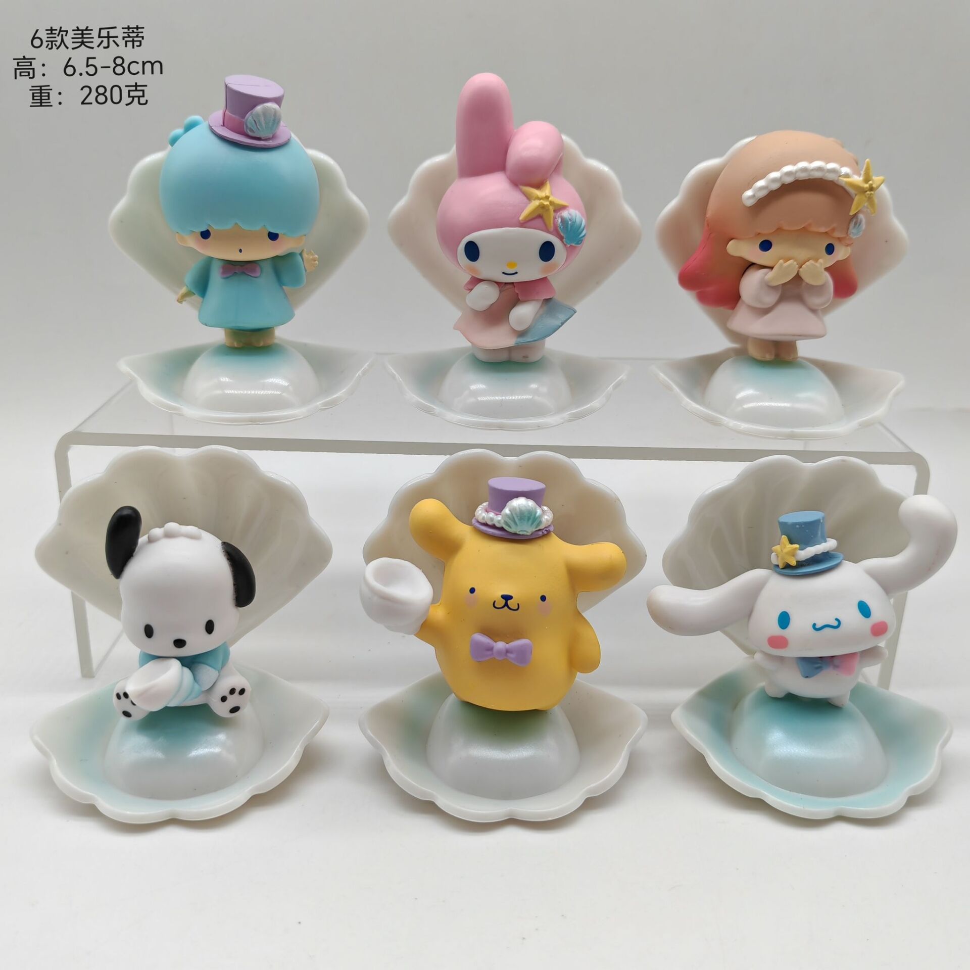 Anime Karakter 6 Lı Set 8cm