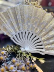 Plastik Desenli Yelpaze