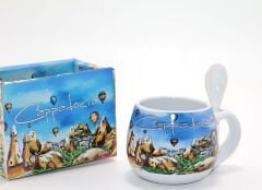 Kaşıklı Yöresel Kahve Fincanı Tekli Model 2