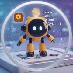 Yapay Zeka Robot Oyuncak - Konuşan Robot - Wi-Fi Uygulamalı - Çocuklar İçin Eğitici Oyuncak