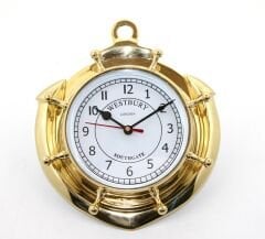 Pirinç Çapalı Duvar Saati