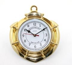 Pirinç Çapalı Duvar Saati