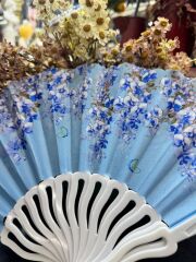 Plastik Desenli Yelpaze