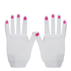 Kısa Beyaz Parmaksız File Eldiven