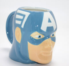 Marvel Captain America (Kaptan Amerika) 3D Kabartmalı Karakter Kupa Bardak Alk4542