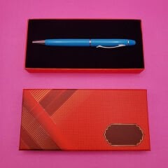 Toptan Metal Turkuaz Kalem