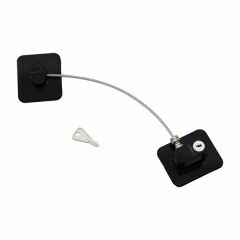 Siyah Plaka Halatlı Emniyet Kilidi