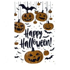 Halloween Temalı Balkabaklı Duvar Sticker Seti