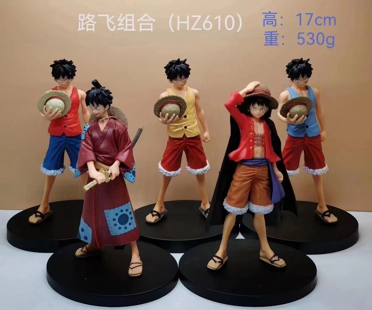 Anime Karakter 5'Li Set (17cm)