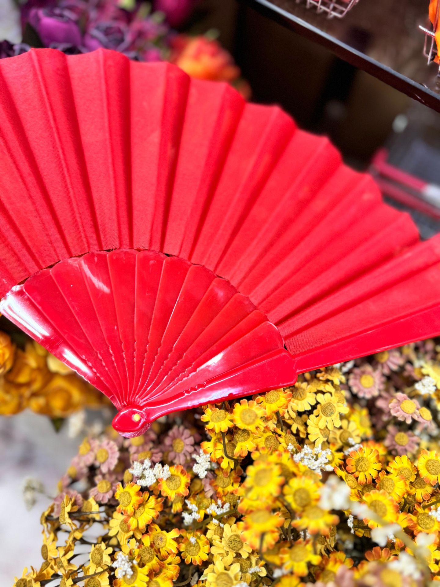 Plastik Yelpaze Kırmızı