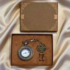 Metal Köstekli Cep Saati