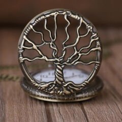 Hayat Ağaçı Tasarımlı Köstekli Saat