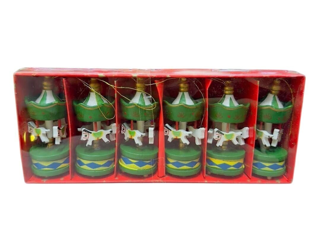 Dekoratif 6'li Yeşil Mini Atlı Karınca by3