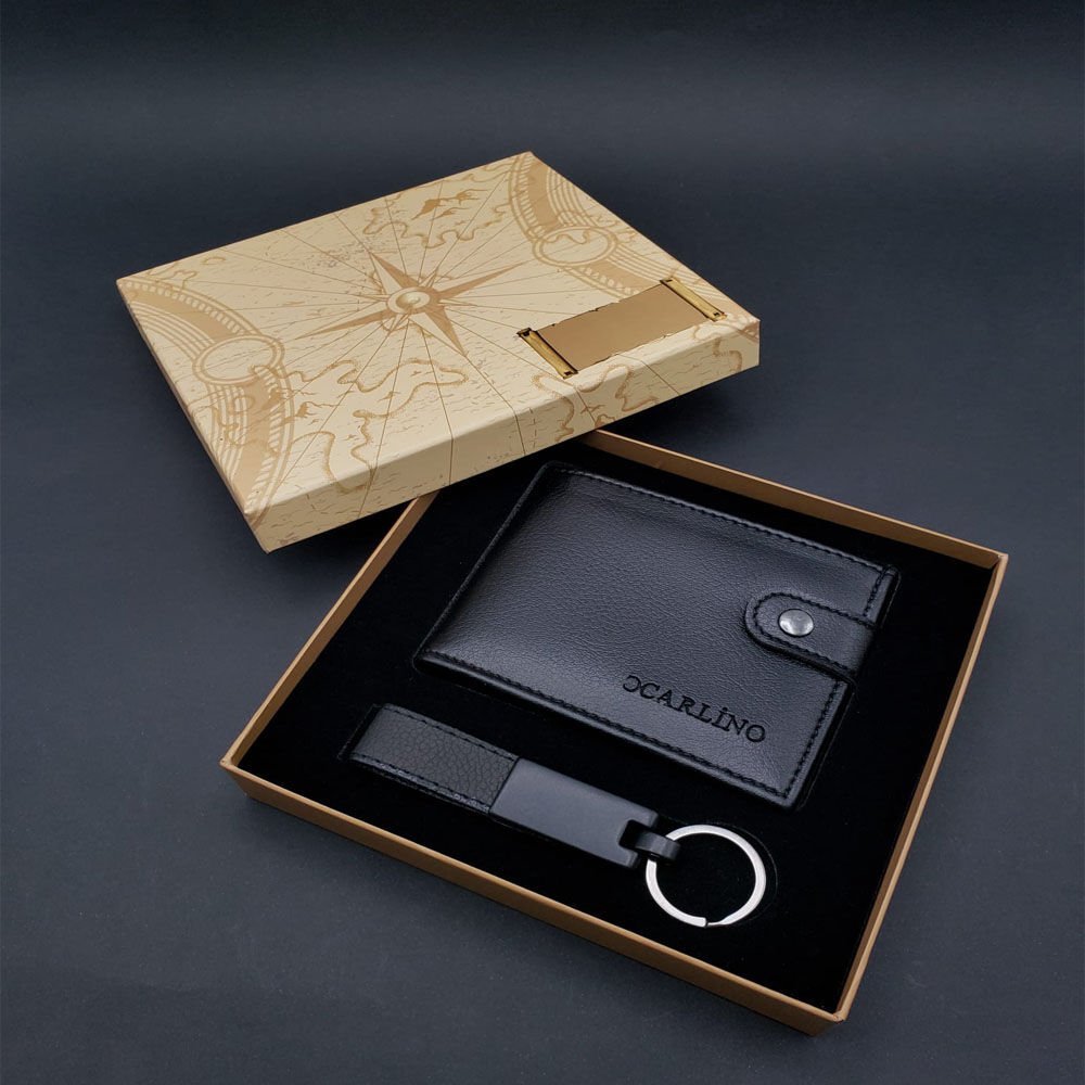 Toptan Siyah Cüzdan ve Anahtarlık