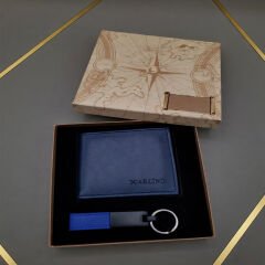 Toptan Deri Anahtarlık ve Cüzdan Hediye Seti