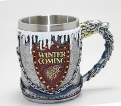 3D Çelik Kupa Bardak