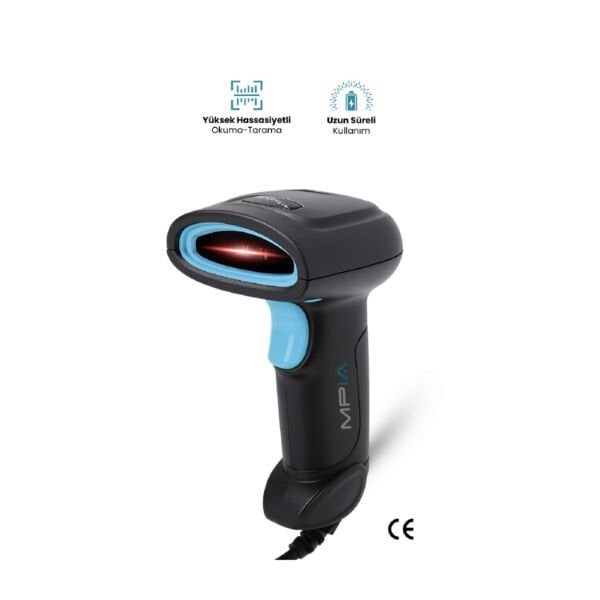 USB Kablolu 1D/2D Barkod & Karekod Okuyucu
