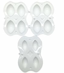 İçli Köfte Yapma Kalıbı - 4'lü - Plastik