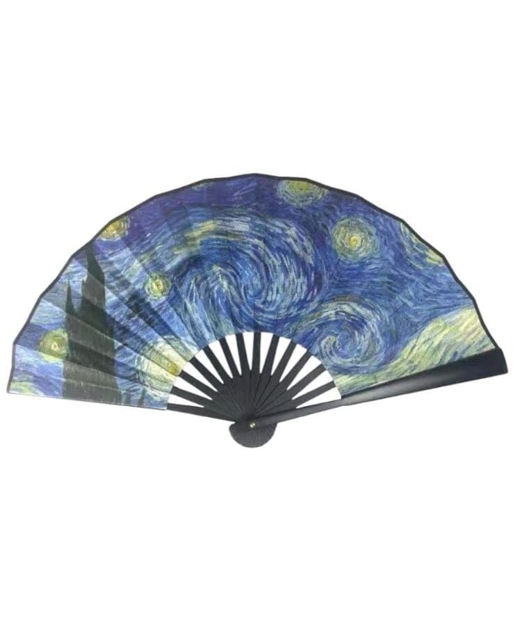 Yelpaze Saten Kraft Desenli