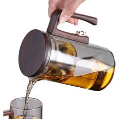 Otomatik Cam Demlik Ve 2'li Bardak Seti