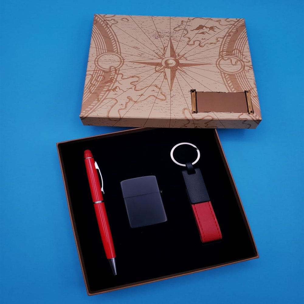 Toptan Anahtarlık Çakmak ve Kalem Hediye Seti