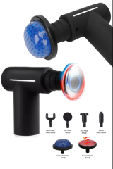 Sıcak Ve Soğuk Terapili Masaj Tabancası - Şarjlı Isıtmalı Masaj Cihazı - Sporcu Masaj Aleti