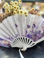 Plastik Desenli Yelpaze