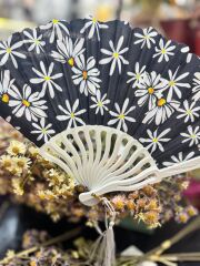 Plastik Desenli Yelpaze