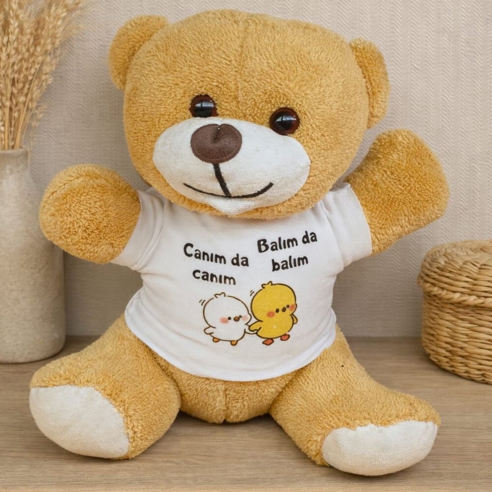 Tişörtlü Peluş Ayıcık