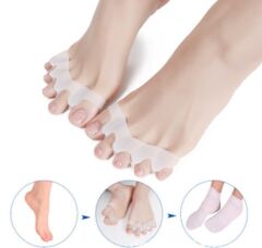 5 Parmak Ayıran Geçmeli Makara Ten-Beyaz