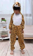 Çocuk Kaplan Kostumu - Aslan Kostümü 4-5 Yaş 100 cm