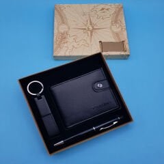 Toptan Siyah Touchpen Kalem Anahtarlık ve Cüzdan