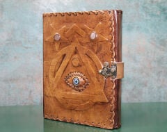 Taşlı Deri Defter Ksk3152