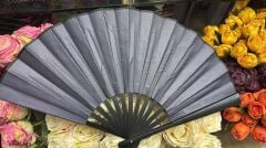 Yelpaze Saten Kraft Füme