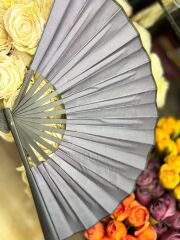 Yelpaze Saten Kraft Füme