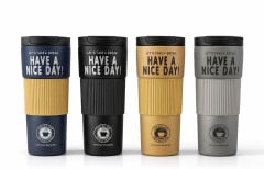 600 Ml Have A Nice Day'' 600 Ml Çift Katmanlı Paslanmaz Çelik Termos Mug Alk4624