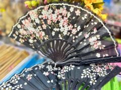 Plastik Desenli Yelpaze